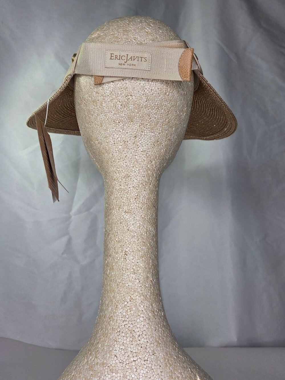 Eric Javits Squishee Champ II Visor UPF 50+ - Gold/Sand, Adjustable - Picture 6 of 9